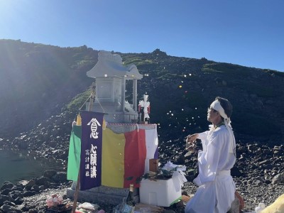 三の池白龍王様祠再建立開眼