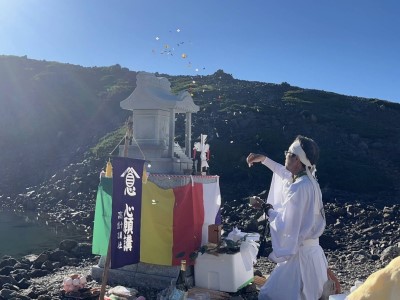 三の池白龍王様祠再建立開眼